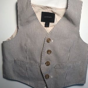 Crewcuts seersucker vest